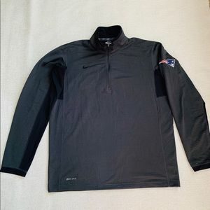 Nike DriFit Jacket Patriots half zip pullover